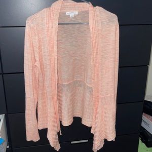Peach cardigan